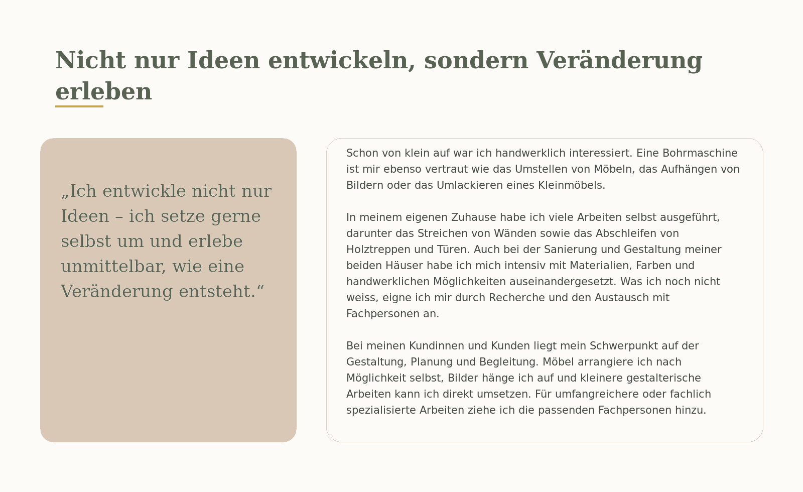 Ver�nderung erleben