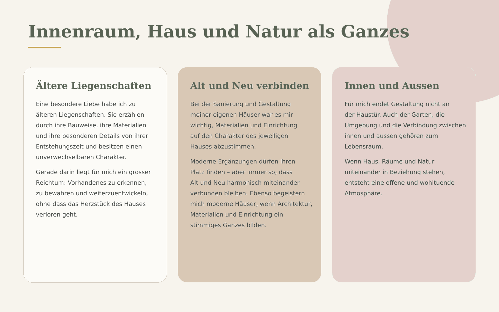 Haus und Natur